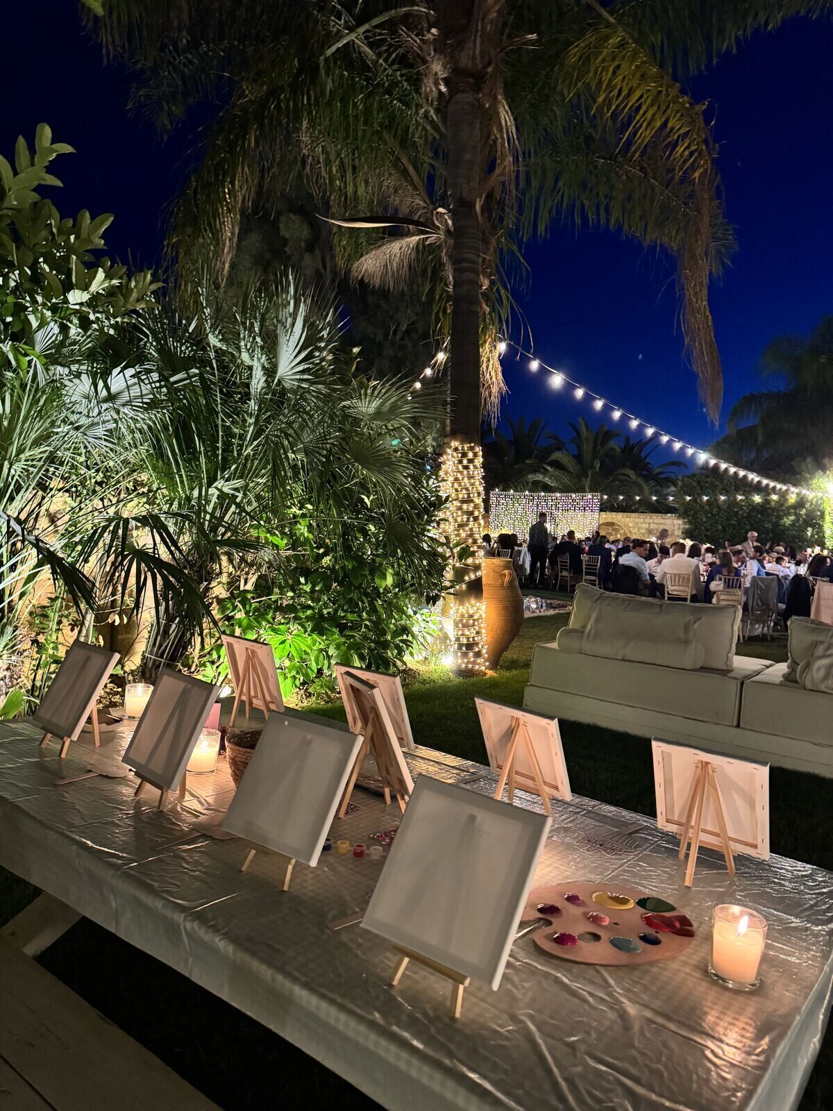 Destination wedding βραδινή δεξίωση